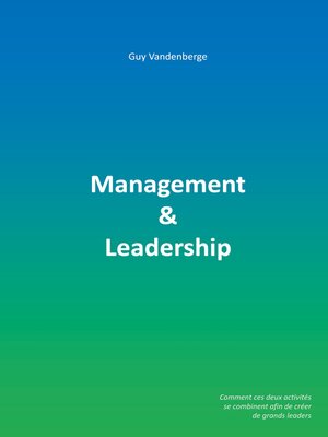 cover image of Management & Leadership